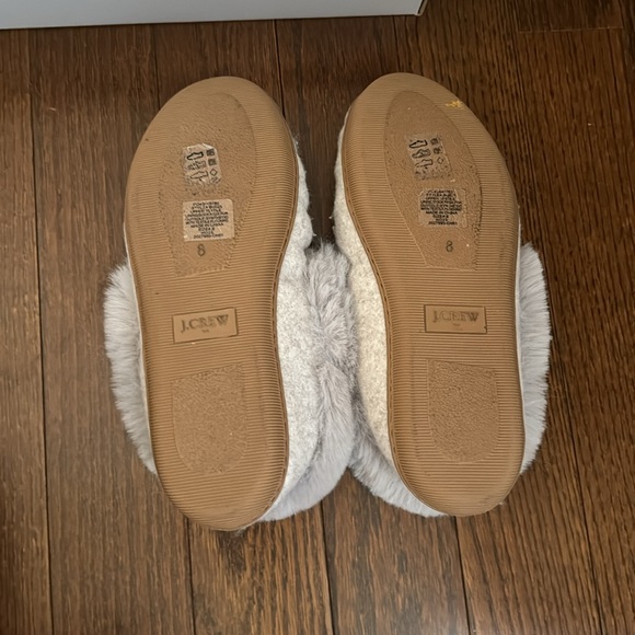 J Crew Women’s Cozy Slippers Size 8 - Picture 2 of 2